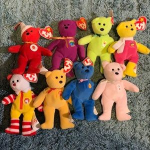8 Bundle - Vintage McDonald’s Beanie Babies